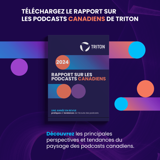 Triton dévoile son deuxième rapport annuel sur les tendances des podcasts canadiens.