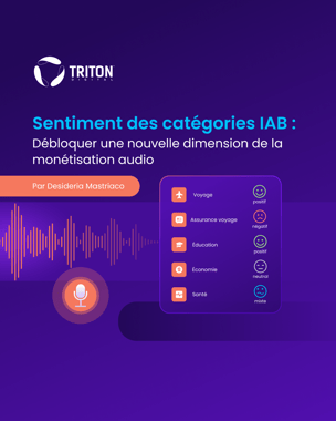 Sentiment des catégories IAB : débloquer une nouvelle dimension de la monétisation audio