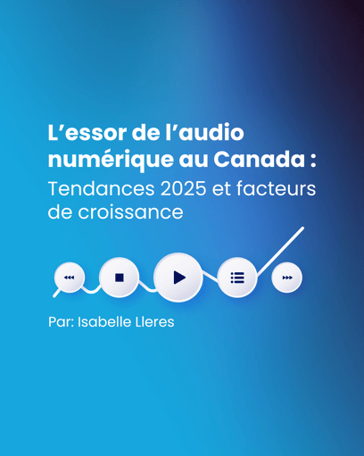 Audio numérique au Canada : tendances 2025 et moteurs de croissance