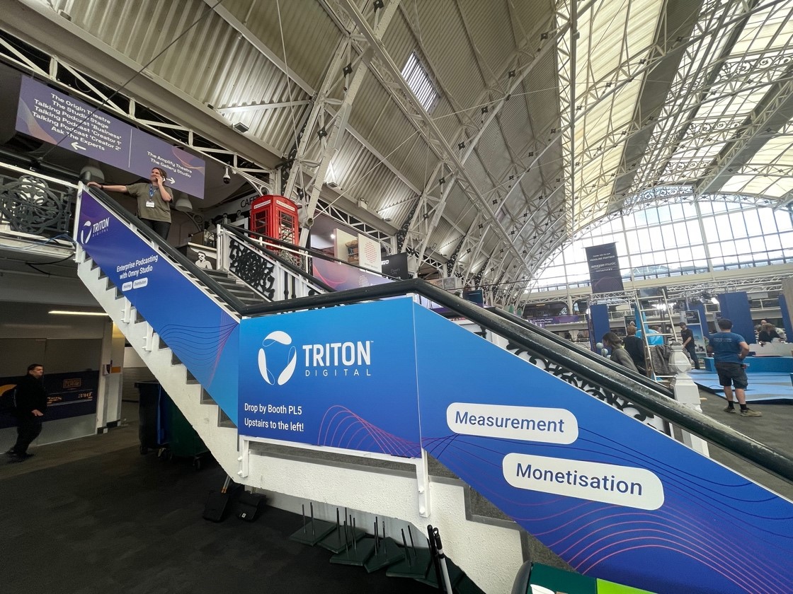 Triton Digital Takes on Podcast Show London 2023