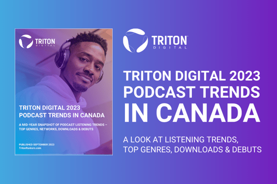 Triton Digital 2023 Podcast Trends in Canada