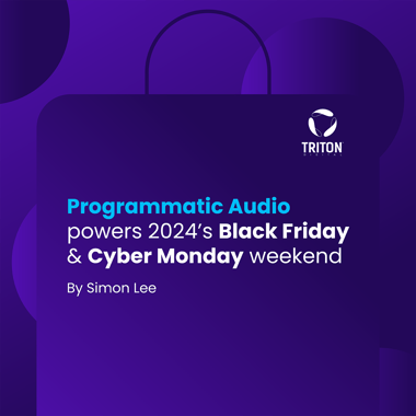 Programmatic Audio powers 2024’s Black Friday & Cyber Monday weekend