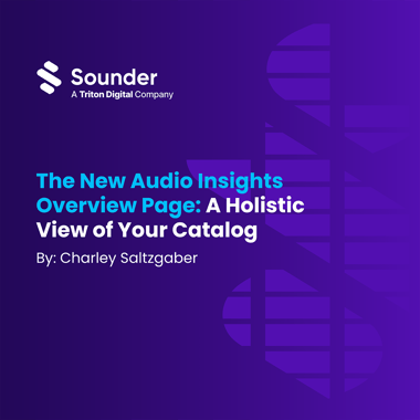 The New Audio Insights Overview Page: A Holistic View of Your Catalog